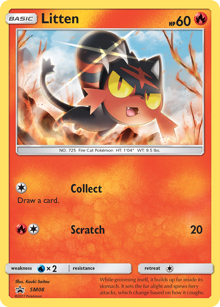 Litten (SM08) [Sun & Moon: Black Star Promos] | Eastridge Sports Cards & Games