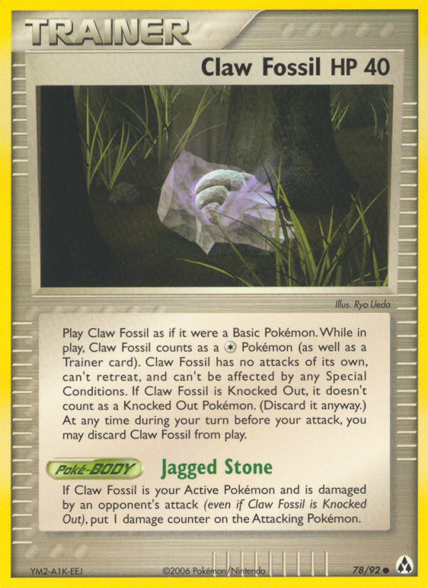 Claw Fossil (78/92) [EX: Legend Maker] | Eastridge Sports Cards & Games