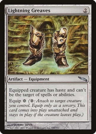 Lightning Greaves [Mirrodin] | Eastridge Sports Cards & Games