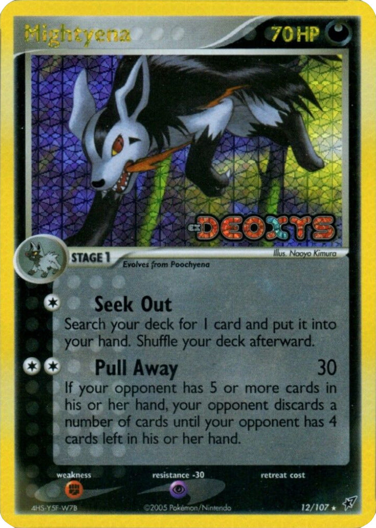 Mightyena (12/107) (Stamped) [EX: Deoxys] | Eastridge Sports Cards & Games