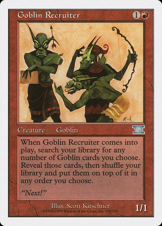 Goblin Recruiter [Classic Sixth Edition] | Eastridge Sports Cards & Games