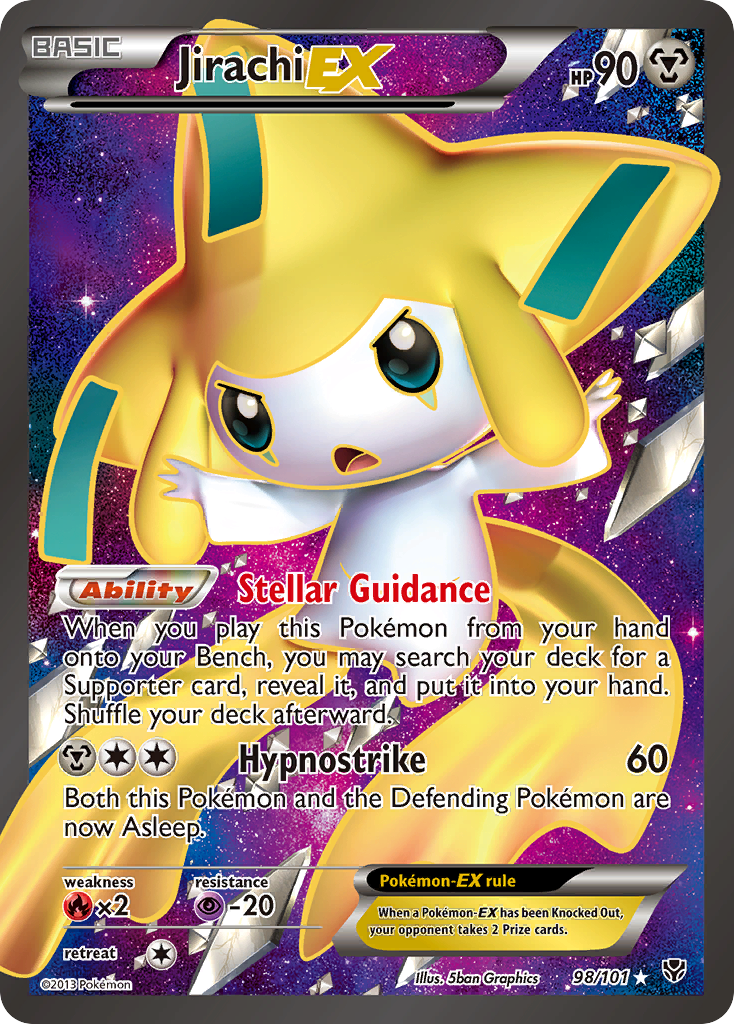 Jirachi EX (98/101) [Black & White: Plasma Blast] | Eastridge Sports Cards & Games