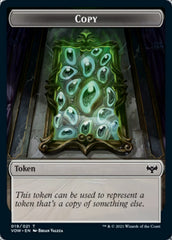 Copy // Boar Double-sided Token [Innistrad: Crimson Vow Tokens] | Eastridge Sports Cards & Games
