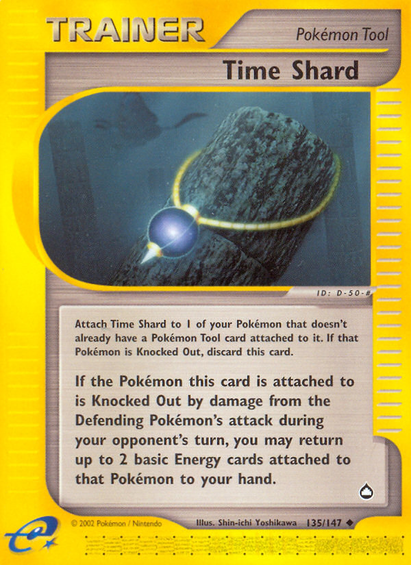 Time Shard (135/147) [Aquapolis] | Eastridge Sports Cards & Games