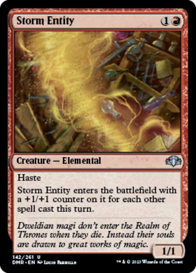 Storm Entity [Dominaria Remastered] | Eastridge Sports Cards & Games