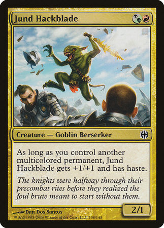 Jund Hackblade [Alara Reborn] | Eastridge Sports Cards & Games