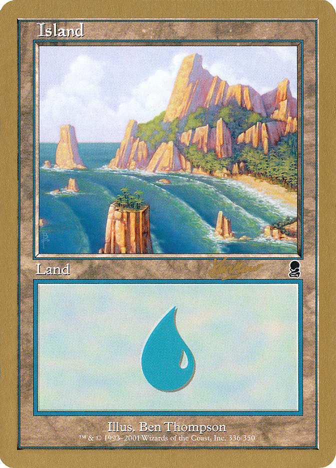 Island (shh336a) (Sim Han How) [World Championship Decks 2002] | Eastridge Sports Cards & Games