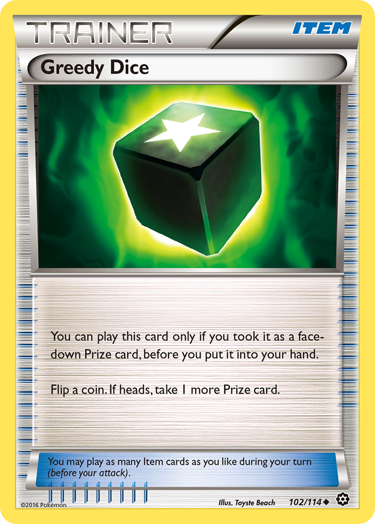 Greedy Dice (102/114) [XY: Steam Siege] | Eastridge Sports Cards & Games