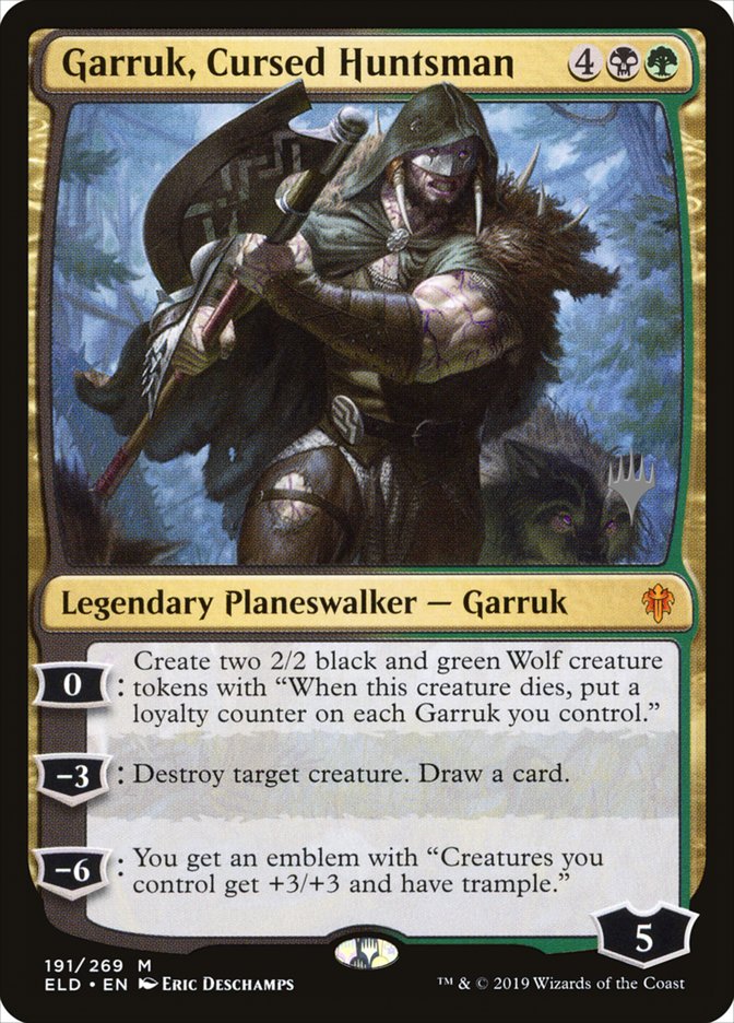 Garruk, Cursed Huntsman (Promo Pack) [Throne of Eldraine Promos] | Eastridge Sports Cards & Games