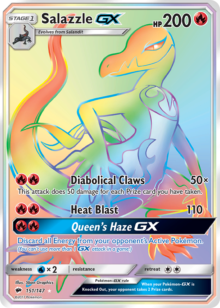 Salazzle GX (151/147) [Sun & Moon: Burning Shadows] | Eastridge Sports Cards & Games