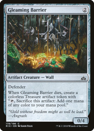 Gleaming Barrier [Rivals of Ixalan] | Eastridge Sports Cards & Games