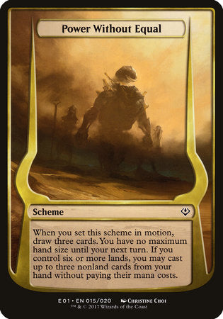 Power Without Equal (Archenemy: Nicol Bolas) [Archenemy: Nicol Bolas Schemes] | Eastridge Sports Cards & Games