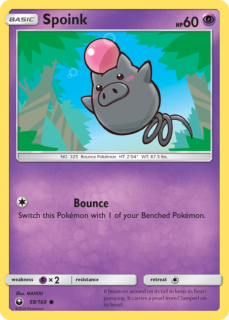 Spoink (59/168) [Sun & Moon: Celestial Storm] | Eastridge Sports Cards & Games