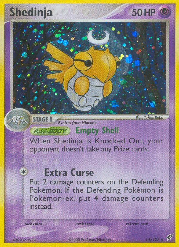 Shedinja (14/107) [EX: Deoxys] | Eastridge Sports Cards & Games