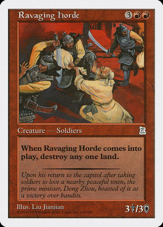 Ravaging Horde [Portal Three Kingdoms] | Eastridge Sports Cards & Games