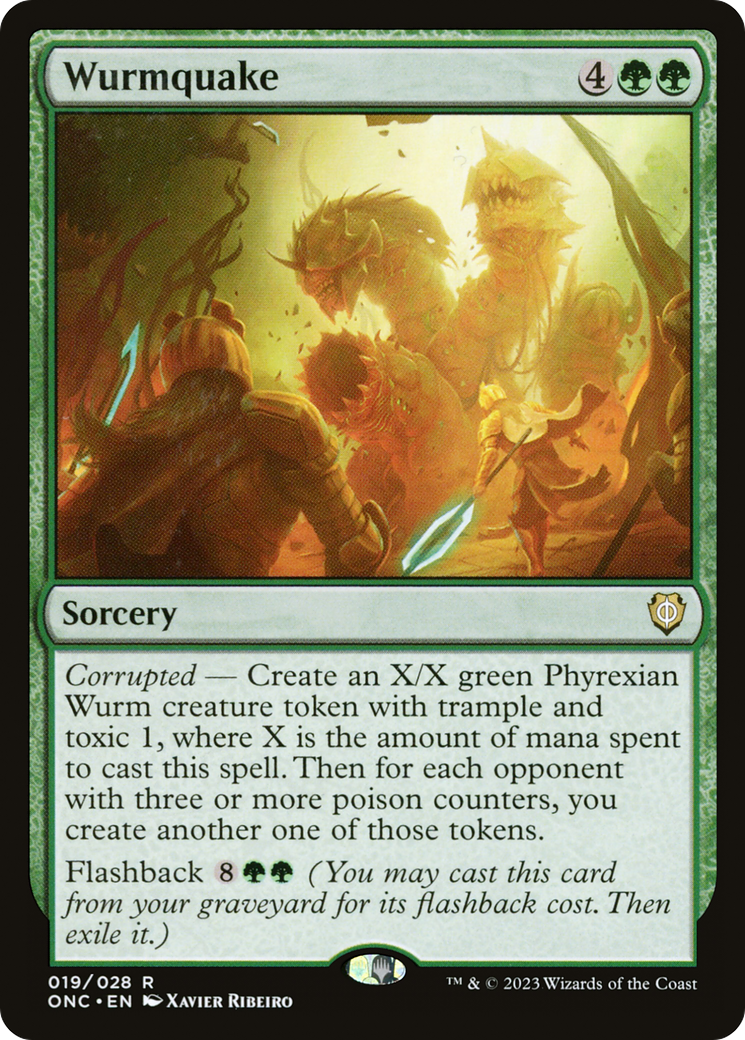 Wurmquake [Phyrexia: All Will Be One Commander] | Eastridge Sports Cards & Games