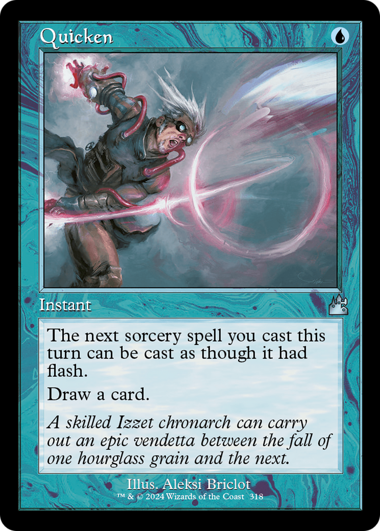 Quicken (Retro Frame) [Ravnica Remastered] | Eastridge Sports Cards & Games