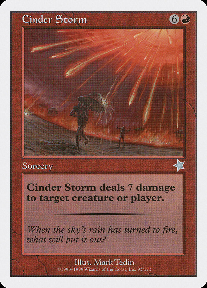 Cinder Storm [Starter 1999] | Eastridge Sports Cards & Games