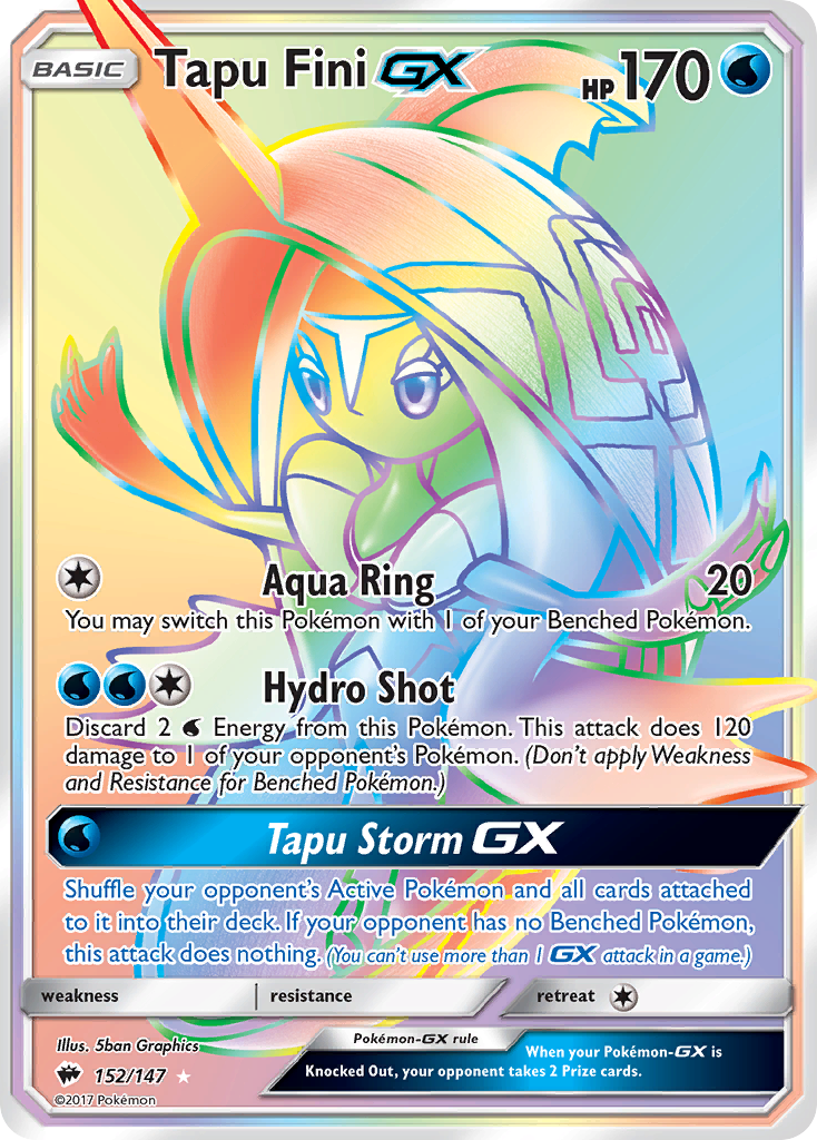 Tapu Fini GX (152/147) [Sun & Moon: Burning Shadows] | Eastridge Sports Cards & Games