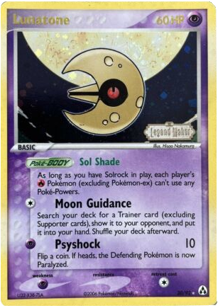 Lunatone (20/92) (Stamped) [EX: Legend Maker] | Eastridge Sports Cards & Games