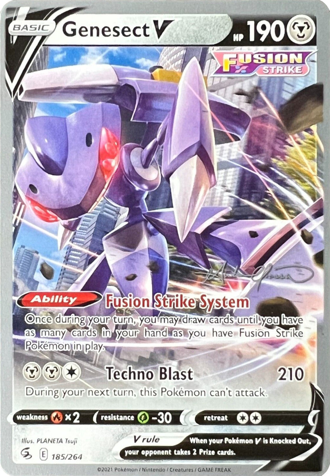 Genesect V (185/264) (The Shape of Mew - Andre Chiasson) [World Championships 2022] | Eastridge Sports Cards & Games