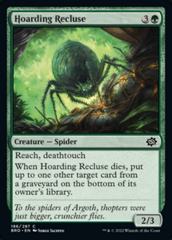 Hoarding Recluse [The Brothers' War] | Eastridge Sports Cards & Games