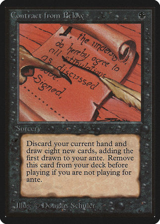Contract from Below [Limited Edition Beta] | Eastridge Sports Cards & Games