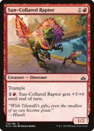 Sun-Collared Raptor [Rivals of Ixalan] | Eastridge Sports Cards & Games