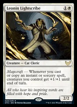 Leonin Lightscribe [Strixhaven: School of Mages] | Eastridge Sports Cards & Games