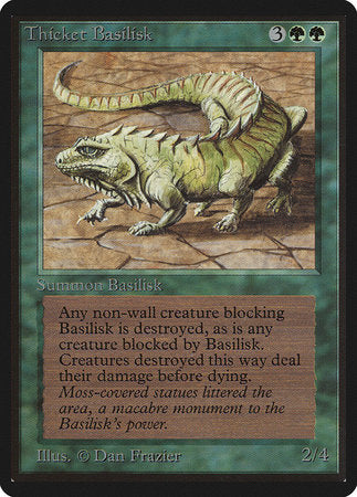 Thicket Basilisk [Limited Edition Beta] | Eastridge Sports Cards & Games