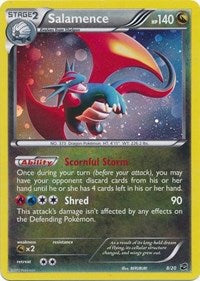 Salamence (8/20) (Cosmos Holo) (Blister Exclusive) [Black & White: Dragon Vault] | Eastridge Sports Cards & Games