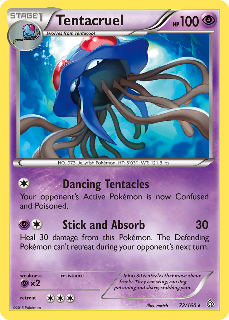 Tentacruel (72/160) [XY: Primal Clash] | Eastridge Sports Cards & Games