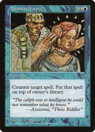 Memory Lapse [Mirage] | Eastridge Sports Cards & Games