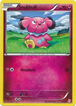 Snubbull (27/30) [XY: Trainer Kit - Sylveon] | Eastridge Sports Cards & Games