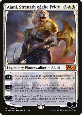 Ajani, Strength of the Pride [Core Set 2020 Promos] | Eastridge Sports Cards & Games
