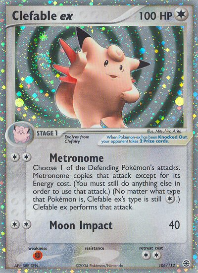 Clefable ex (106/112) [EX: FireRed & LeafGreen] | Eastridge Sports Cards & Games