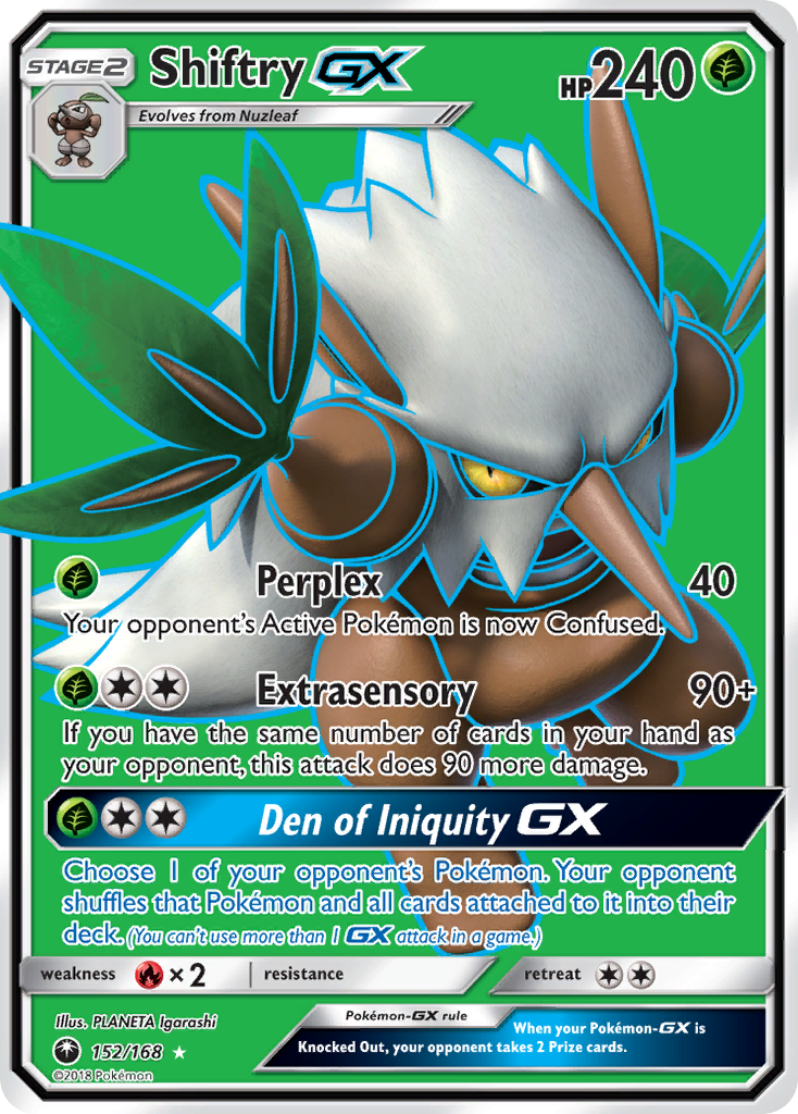 Shiftry GX (152/168) [Sun & Moon: Celestial Storm] | Eastridge Sports Cards & Games