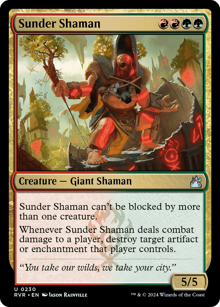 Sunder Shaman [Ravnica Remastered] | Eastridge Sports Cards & Games