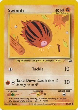 Swinub (57/64) [Neo Revelation Unlimited] | Eastridge Sports Cards & Games