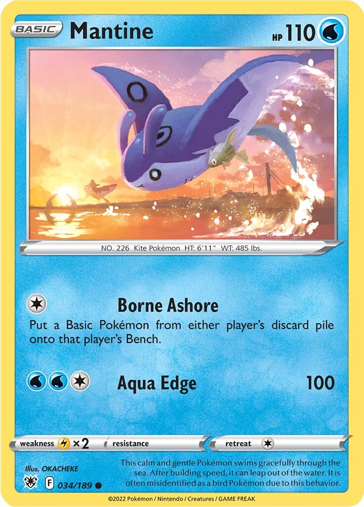 Mantine (034/189) [Sword & Shield: Astral Radiance] | Eastridge Sports Cards & Games