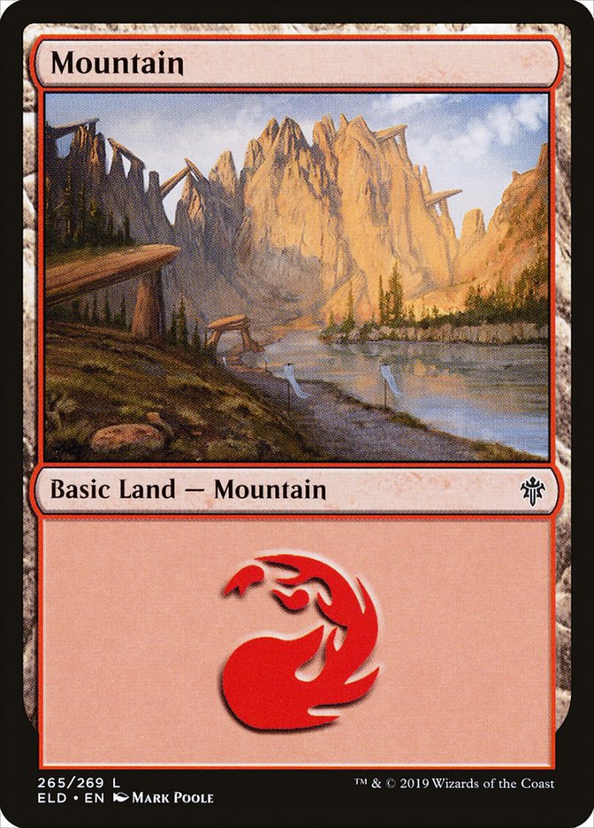 Mountain (265) [Throne of Eldraine] | Eastridge Sports Cards & Games