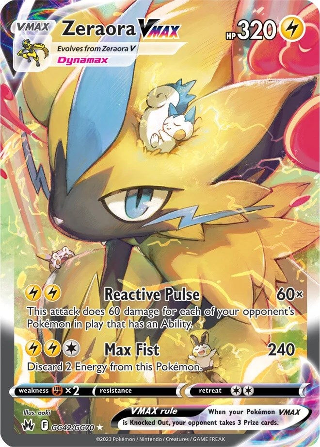 Zeraora VMAX (GG42/GG70) [Sword & Shield: Crown Zenith] | Eastridge Sports Cards & Games