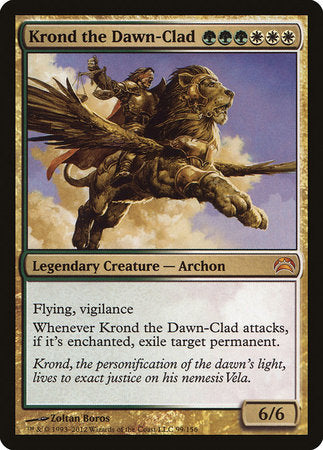 Krond the Dawn-Clad [Planechase 2012] | Eastridge Sports Cards & Games