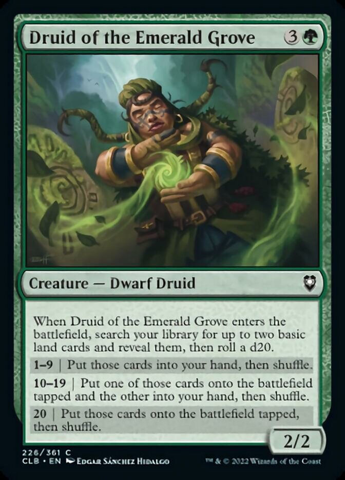 Druid of the Emerald Grove [Commander Legends: Battle for Baldur's Gate] | Eastridge Sports Cards & Games