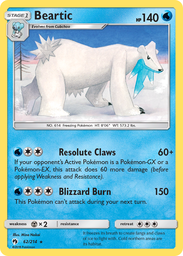 Beartic (62/214) [Sun & Moon: Lost Thunder] | Eastridge Sports Cards & Games