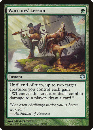 Warriors' Lesson [Theros] | Eastridge Sports Cards & Games