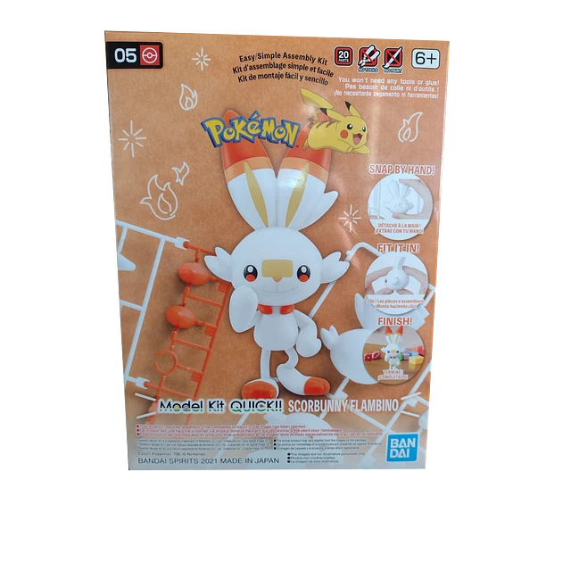 Bandai Spirits Pokemon Model 05 Scorbunny | Eastridge Sports Cards & Games