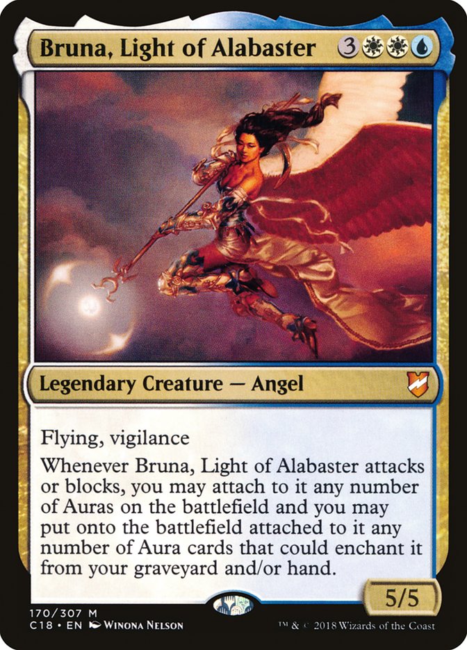 Bruna, Light of Alabaster (Oversized) [Commander 2018 Oversized] | Eastridge Sports Cards & Games