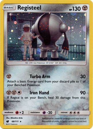 Registeel (68/111) (Cosmos Holo) [Sun & Moon: Crimson Invasion] | Eastridge Sports Cards & Games