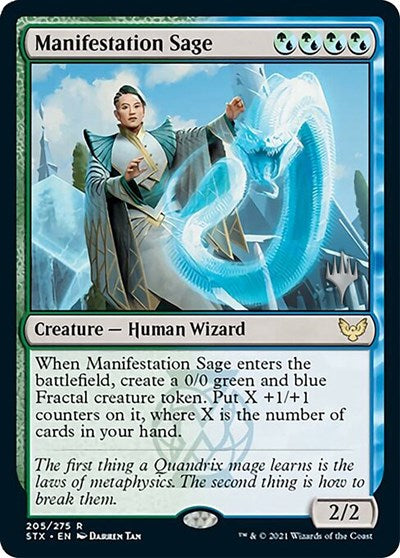 Manifestation Sage (Promo Pack) [Strixhaven: School of Mages Promos] | Eastridge Sports Cards & Games